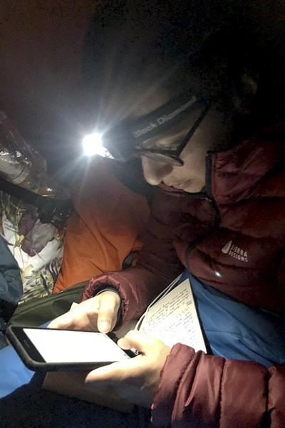 cell phone on kilimanjaro