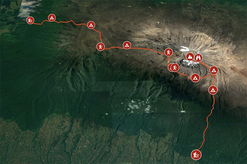 how long does it take to walk up kilimanjaro