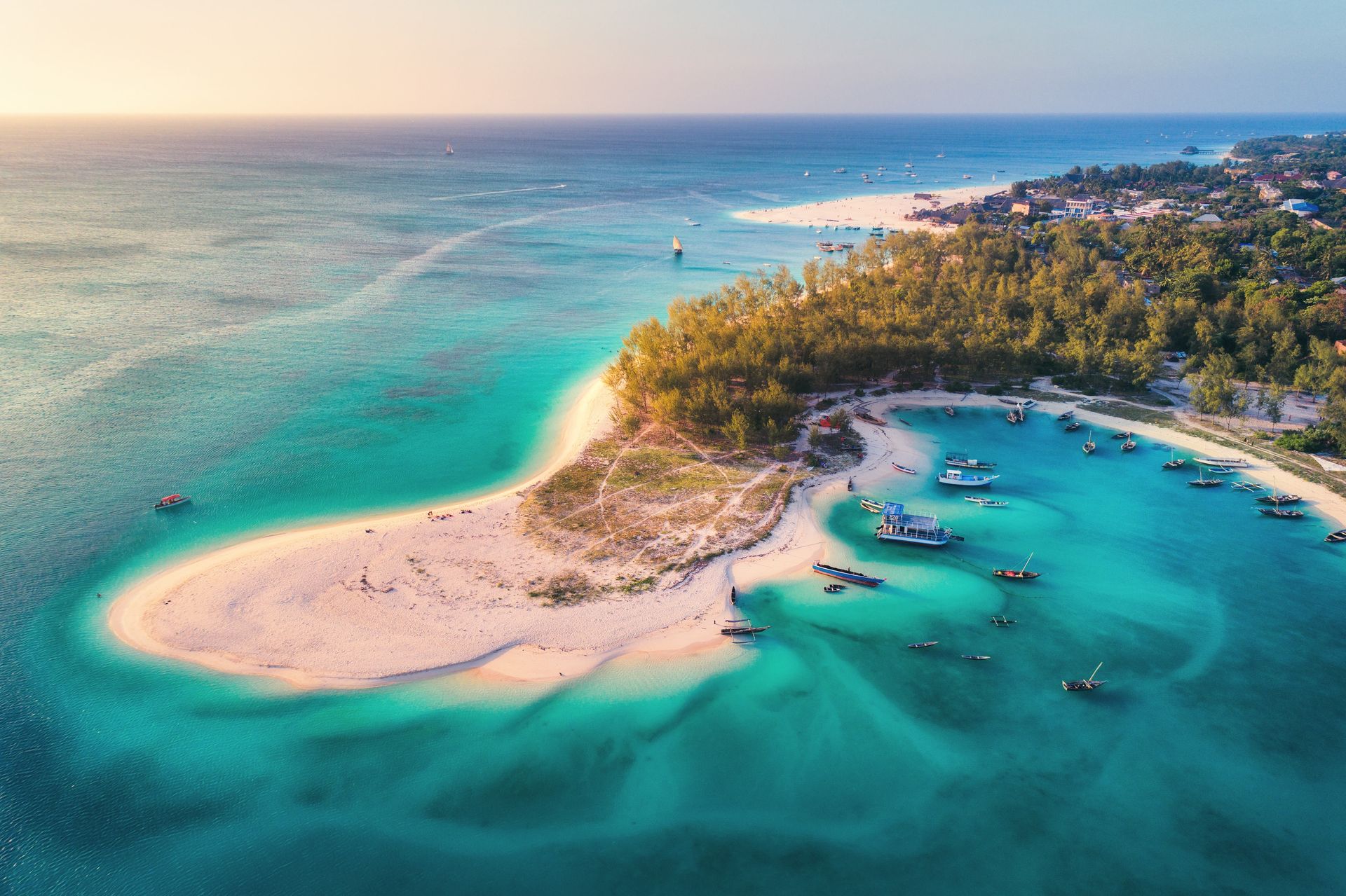Beach — Kendwa from above